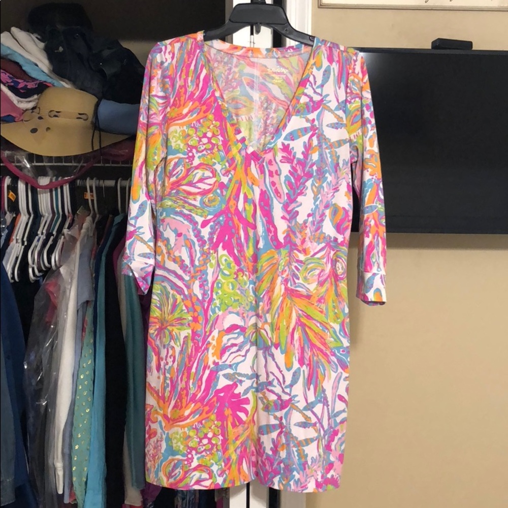VGUC LILLY PULITZER T SHIRT DRESS SZ M